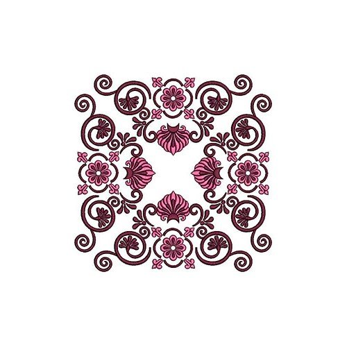 Cushion Cover Embroidery Design 23847