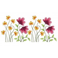 Bed Sheet Machine Embroidery Design