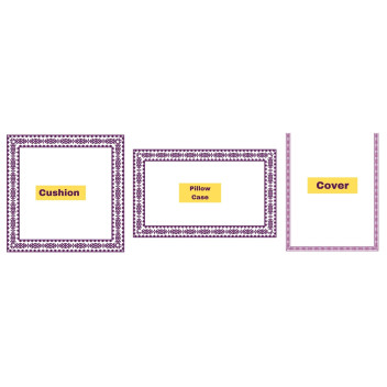 Machine Embroidery Bed Sheet Design 26264