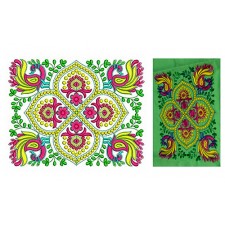 Peacock Cushion Embroidery Design 20103