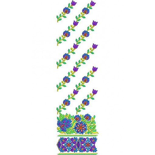 Latest Designer Dress Embroidery Design
