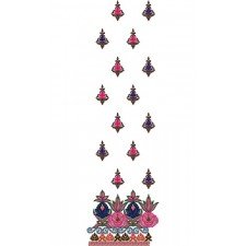 Gujarati Punjabi Embroidery Daman Design 14707