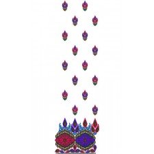 Adora Daman Style Embroidery Design 14711
