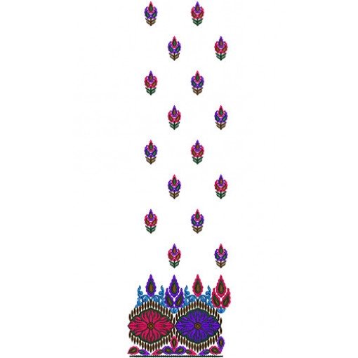 Adora Daman Style Embroidery Design 14711