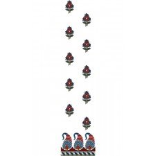 Glorious Embroidery Design For Daman 15006