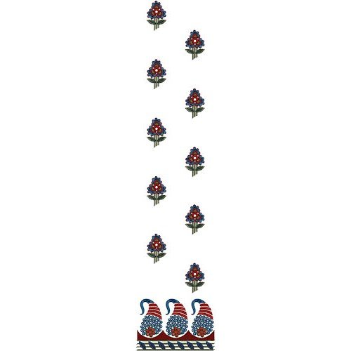 Glorious Embroidery Design For Daman 15006