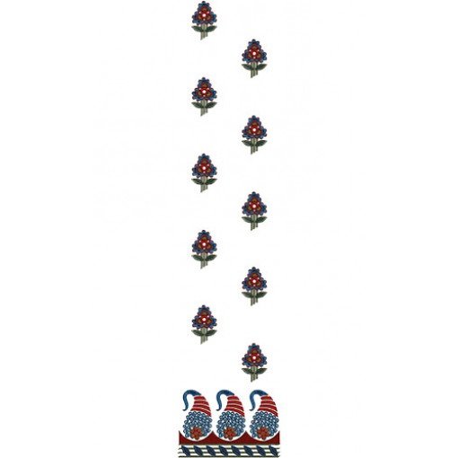 Glorious Embroidery Design For Daman 15006