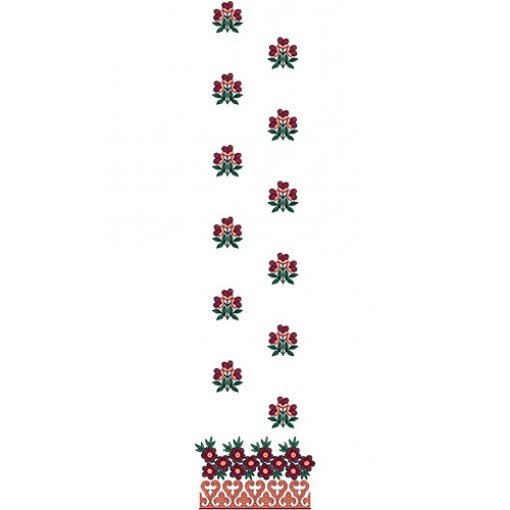 Gujarati Embroidery Daman Design 15007