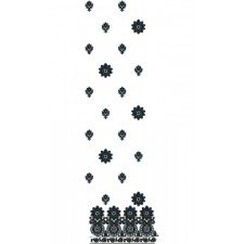 Designer Daman Embroidery Design 15113
