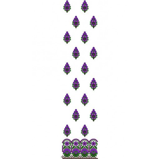 Glorious Computer Embroidery Design For Suit 15390