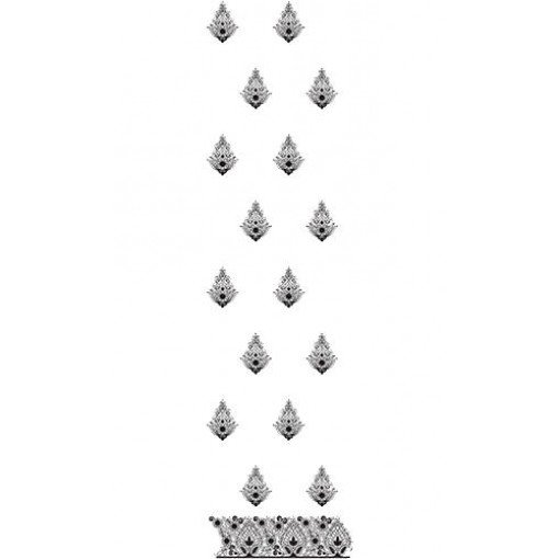 Hungarian Kalocsa Daman Embroidery Design 16717