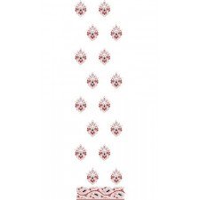 Ladies Suit Embroidery Design 16719