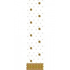 French Womens Dress Embroidery Design 16860