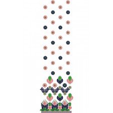 Chikankari Embroidery Design 17840