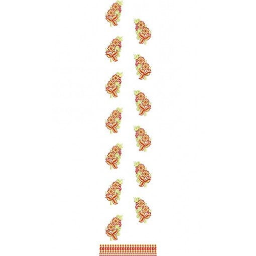 Dress Embroidery Design Pattern 17991