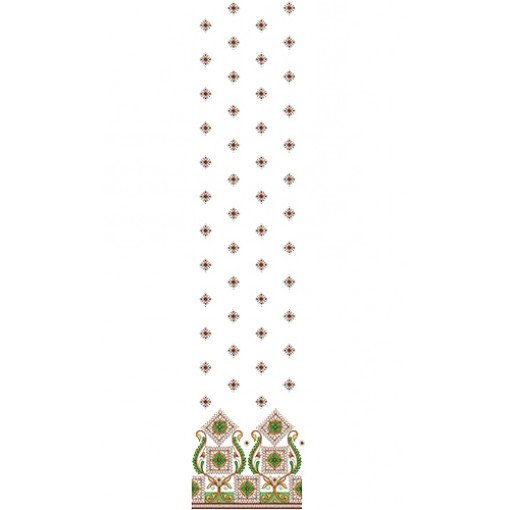 Norwegian Traditional Daman Embroidery Design