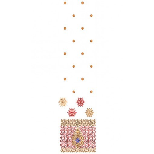 Daman Embroidery Design 19359