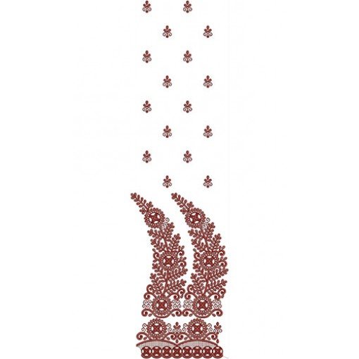 Cotton Thread Lace Embroidery Design 21251