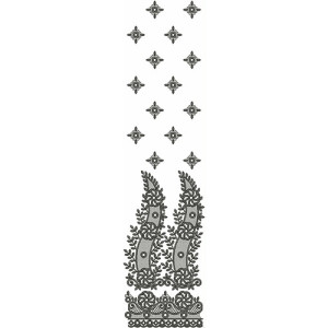 Bold Cotton Thread Embroidery Design 21252