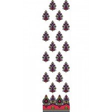Chikan Cotton Kurta Kurti Daman Style Dress Embroidery Design 21850