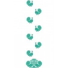 Pensive Peacock Embroidery Design 21962
