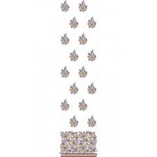 Kashmiri Daman Embroidery Design 22576