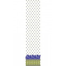 Banaras Fancy Daman Embroidery Design 22579