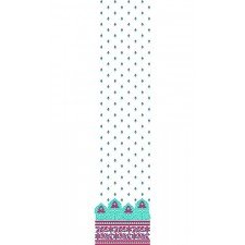 Dress Daman Embroidery Design 22580