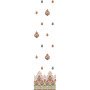 Punjabi Wedding Daman Embroidery Design 22782