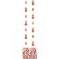 Traditional Norwegian Folk Daman Embroidery Design 22783