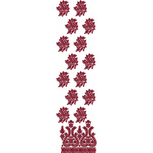 Damask Pattern Daman Embroidery Design 22832