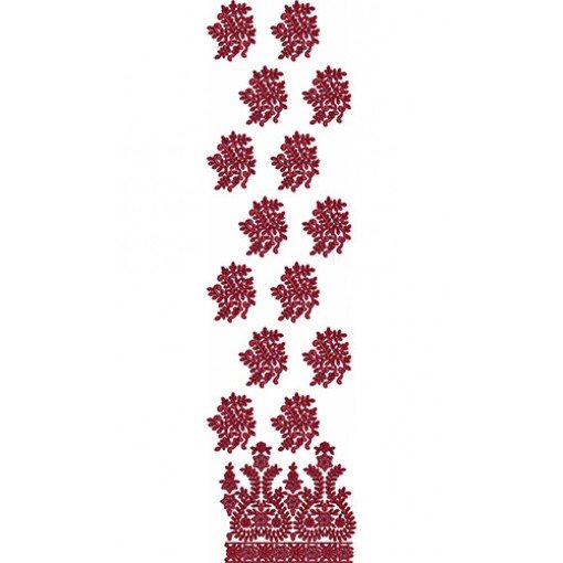 Damask Pattern Daman Embroidery Design 22832