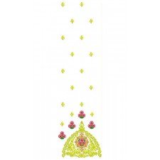 Designer Daman Embroidery Design 22914