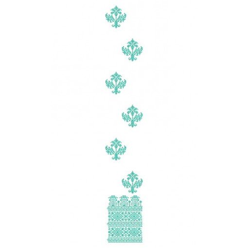 Latest Cross Stitch Daman Embroidery Design 23767
