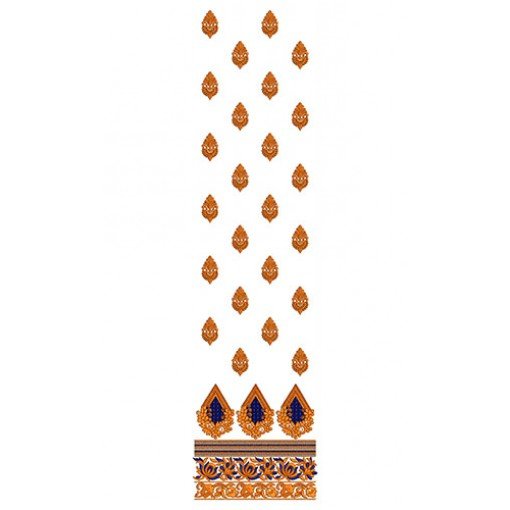 Interesting Daman Design In Embroidery 23857
