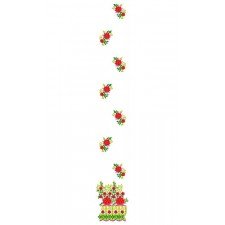 Blade Cutting China Border Embroidery Design 24418