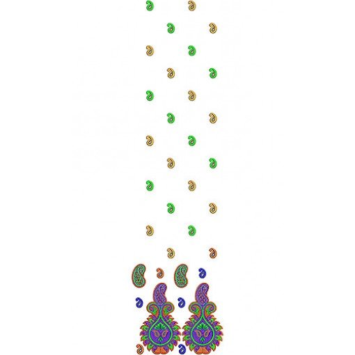 Sequins Farasha Fashion Embroidery Design