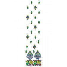 African Kaftan Dresses Embroidery Design