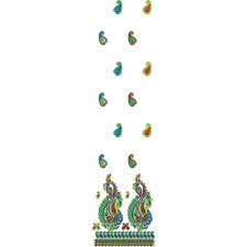 Dresses Daman Kurti Embroidery Design