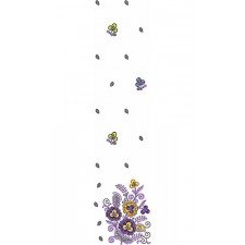 Sequins Daman Embroidery Design