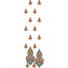 Party Wear Dress Embroidery Design
