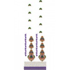 Cotton Clothing Embroidery Daman Design