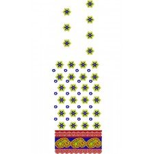 Indian Clothing Daman Embroidery Design