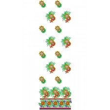 Tunisian Fashion Clothing Embroidery Design