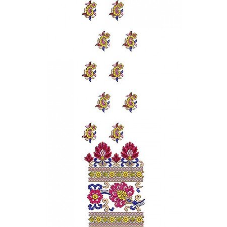 Daman Style Farasha Embroidery Design