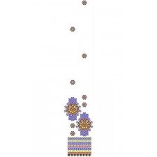 Beautiful Machine Daman Embroidery Design