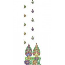 Traditional Winter Festival Clothing | Embroidery Design