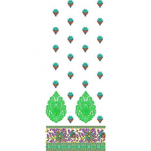 Indian Pakistani Suit Embroidery Design