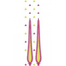 Hula Girl Suit Embroidery Design