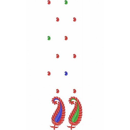 Italian Native Costume Suit Embroidery Design